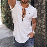 Kizimo - V-Neck T-Shirt for Men - Sarman Fashion - Wholesale Clothing Fashion Brand for Men from Canada