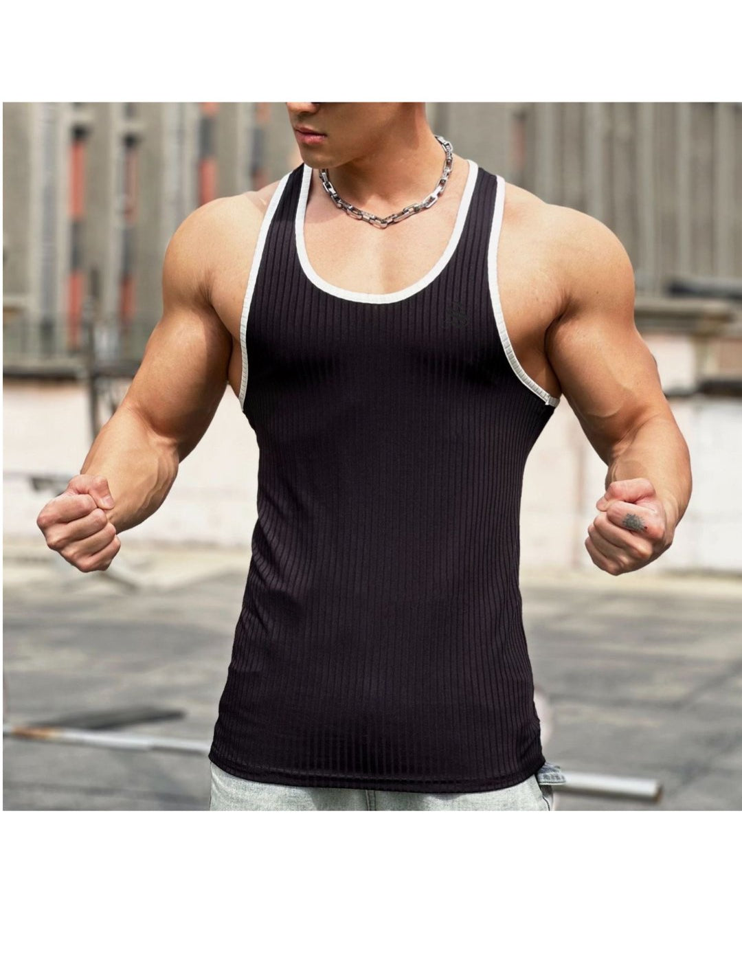 KOUY - Tank Top for Men - Sarman Fashion - Wholesale Clothing Fashion Brand for Men from Canada