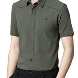 KowBiz - Short Sleeves Shirt for Men - Sarman Fashion - Wholesale Clothing Fashion Brand for Men from Canada