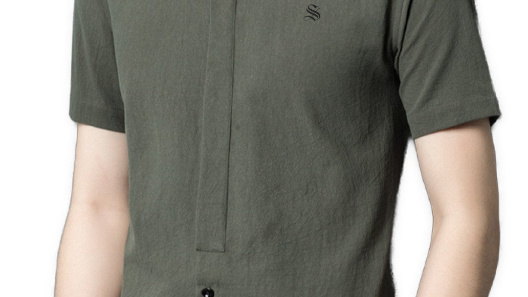 KowBiz - Short Sleeves Shirt for Men - Sarman Fashion - Wholesale Clothing Fashion Brand for Men from Canada