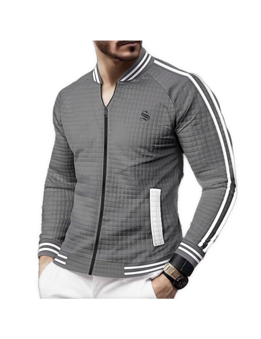 Kozz - Long Sleeve Jacket for Men - Sarman Fashion - Wholesale Clothing Fashion Brand for Men from Canada