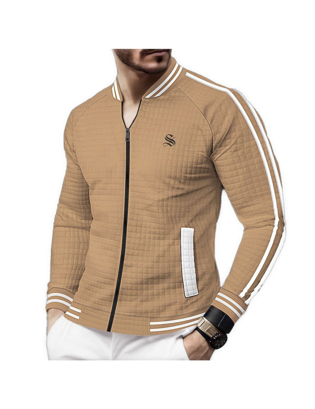 Kozz - Long Sleeve Jacket for Men - Sarman Fashion - Wholesale Clothing Fashion Brand for Men from Canada