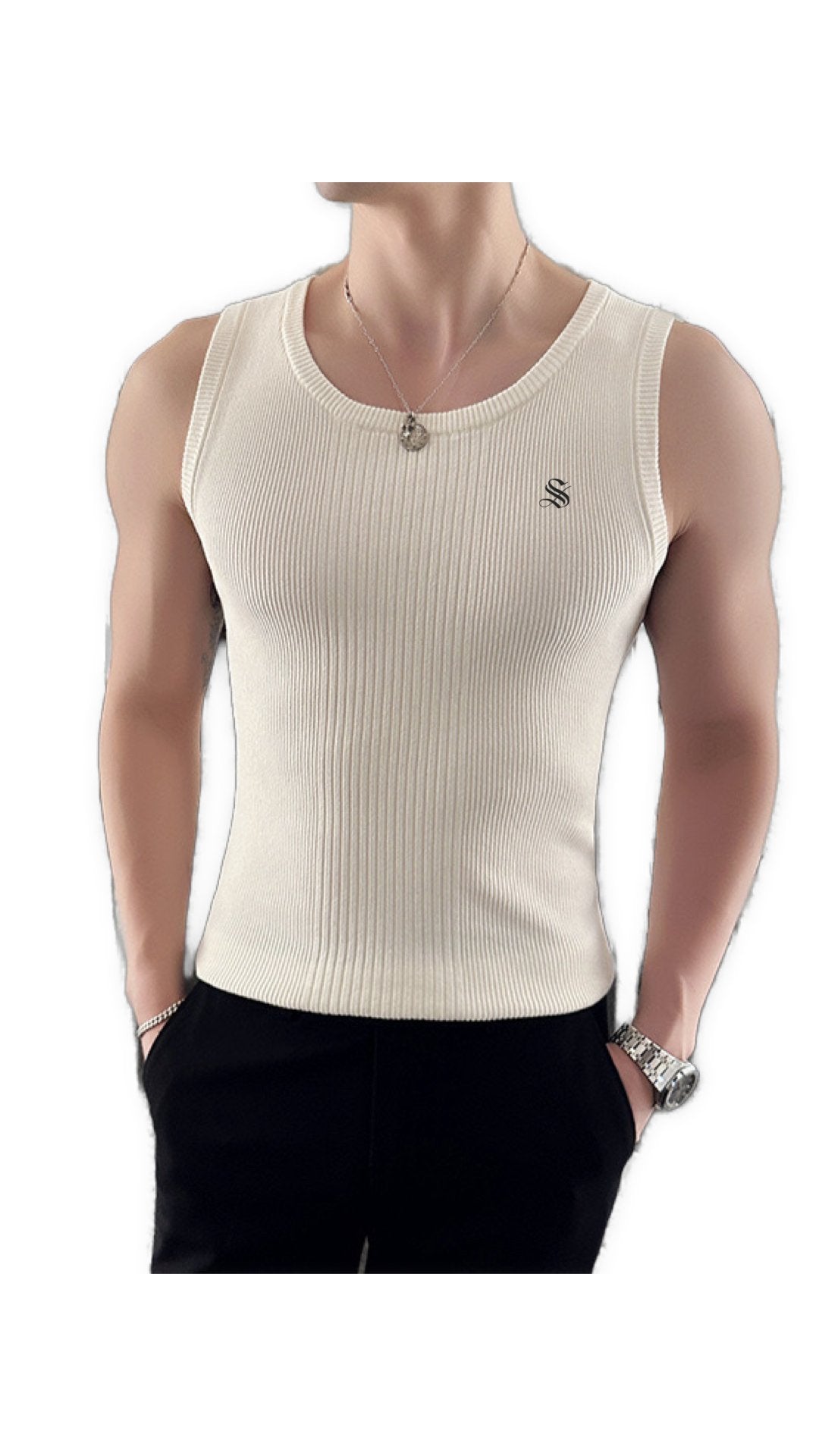 KTD - Tank Top for Men - Sarman Fashion - Wholesale Clothing Fashion Brand for Men from Canada