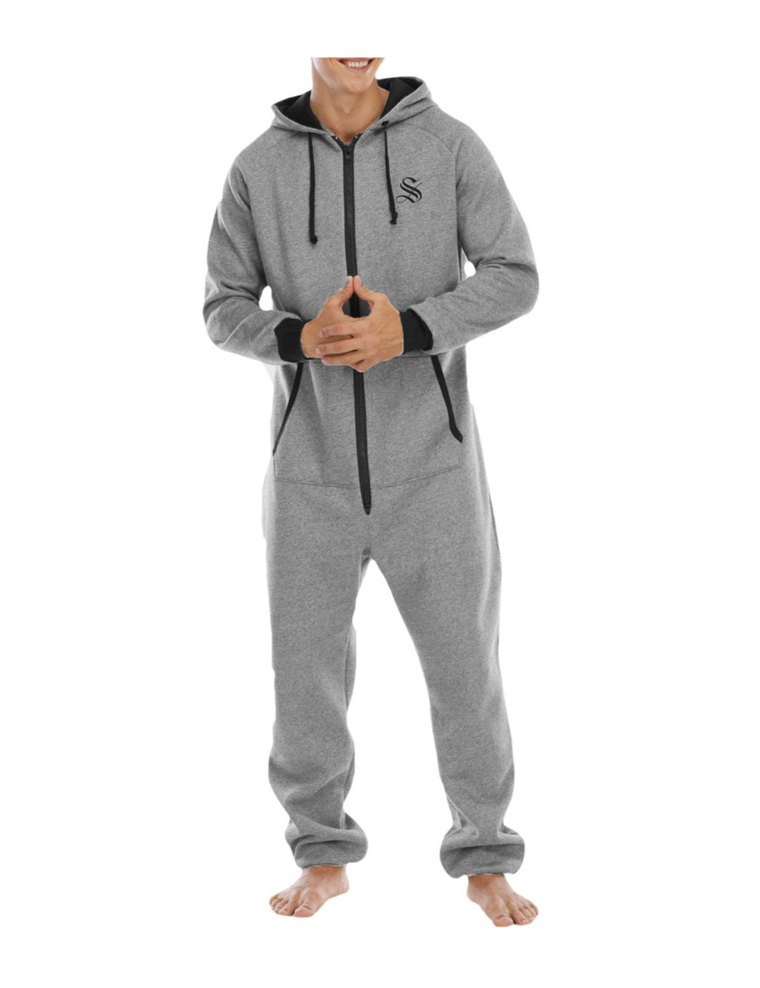 Kungu - Jumpsuit Hoodie for Men - Sarman Fashion - Wholesale Clothing Fashion Brand for Men from Canada