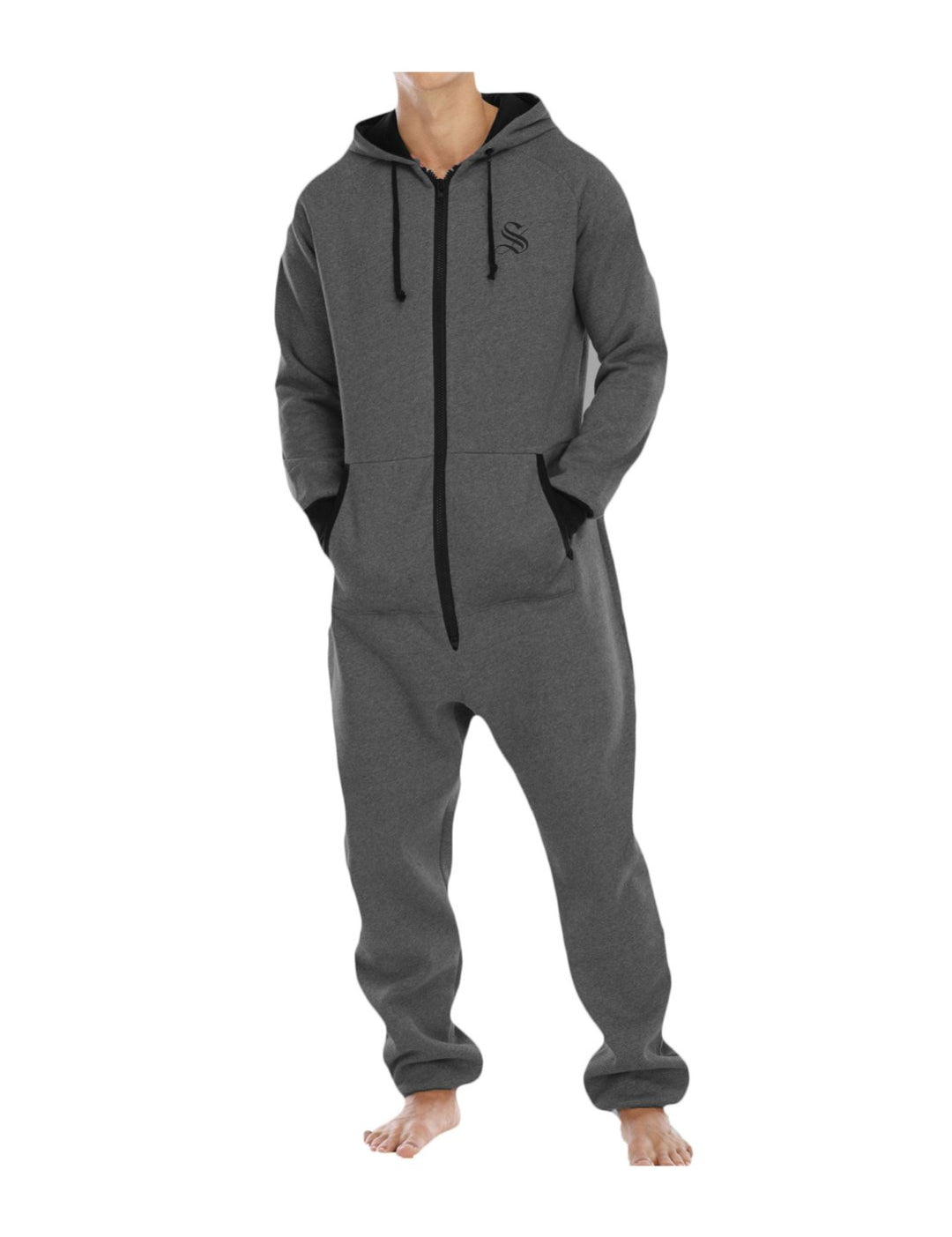 Kungu - Jumpsuit Hoodie for Men - Sarman Fashion - Wholesale Clothing Fashion Brand for Men from Canada