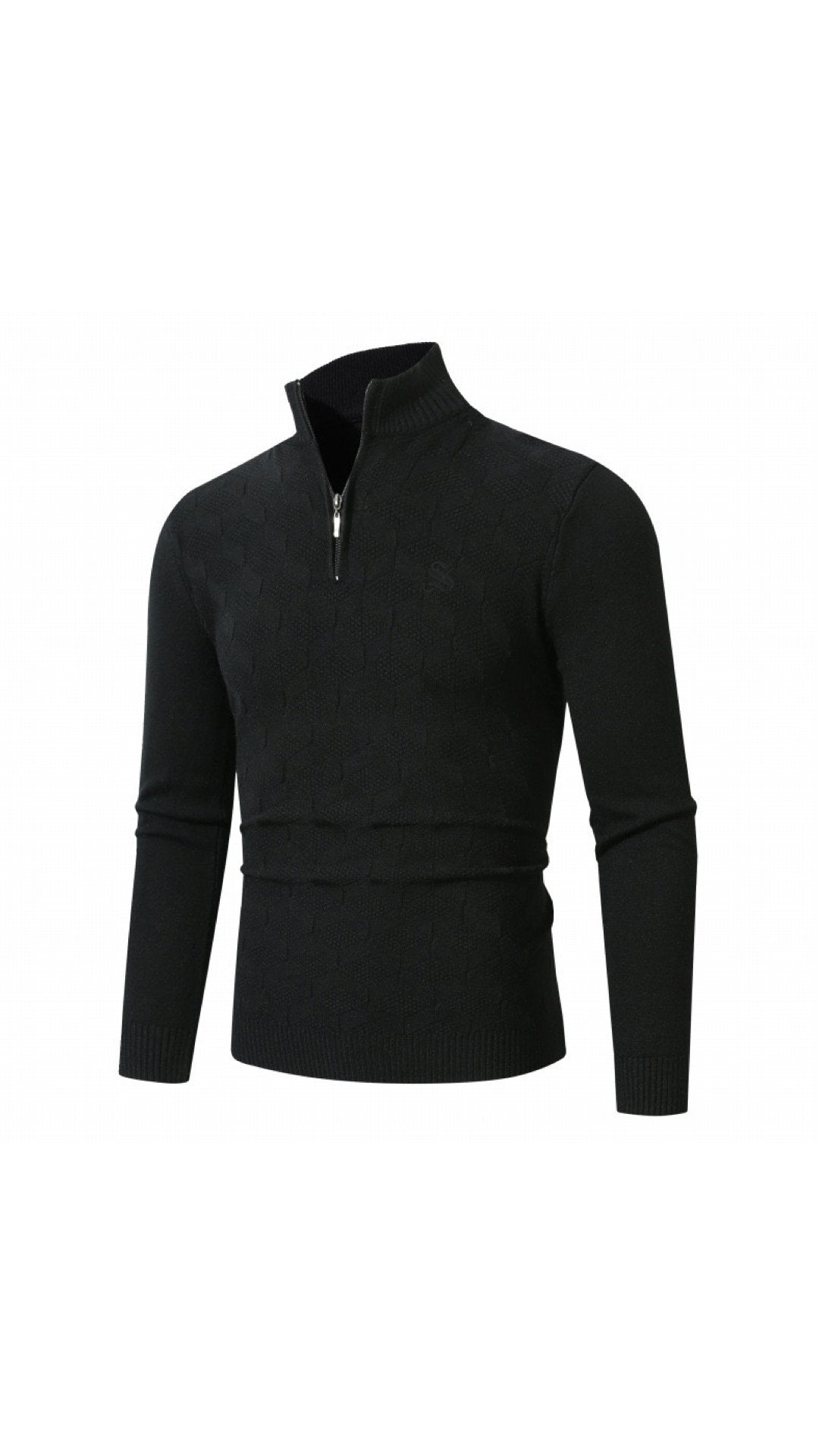 Kvn 10 - High Neck Sweater for Men - Sarman Fashion - Wholesale Clothing Fashion Brand for Men from Canada