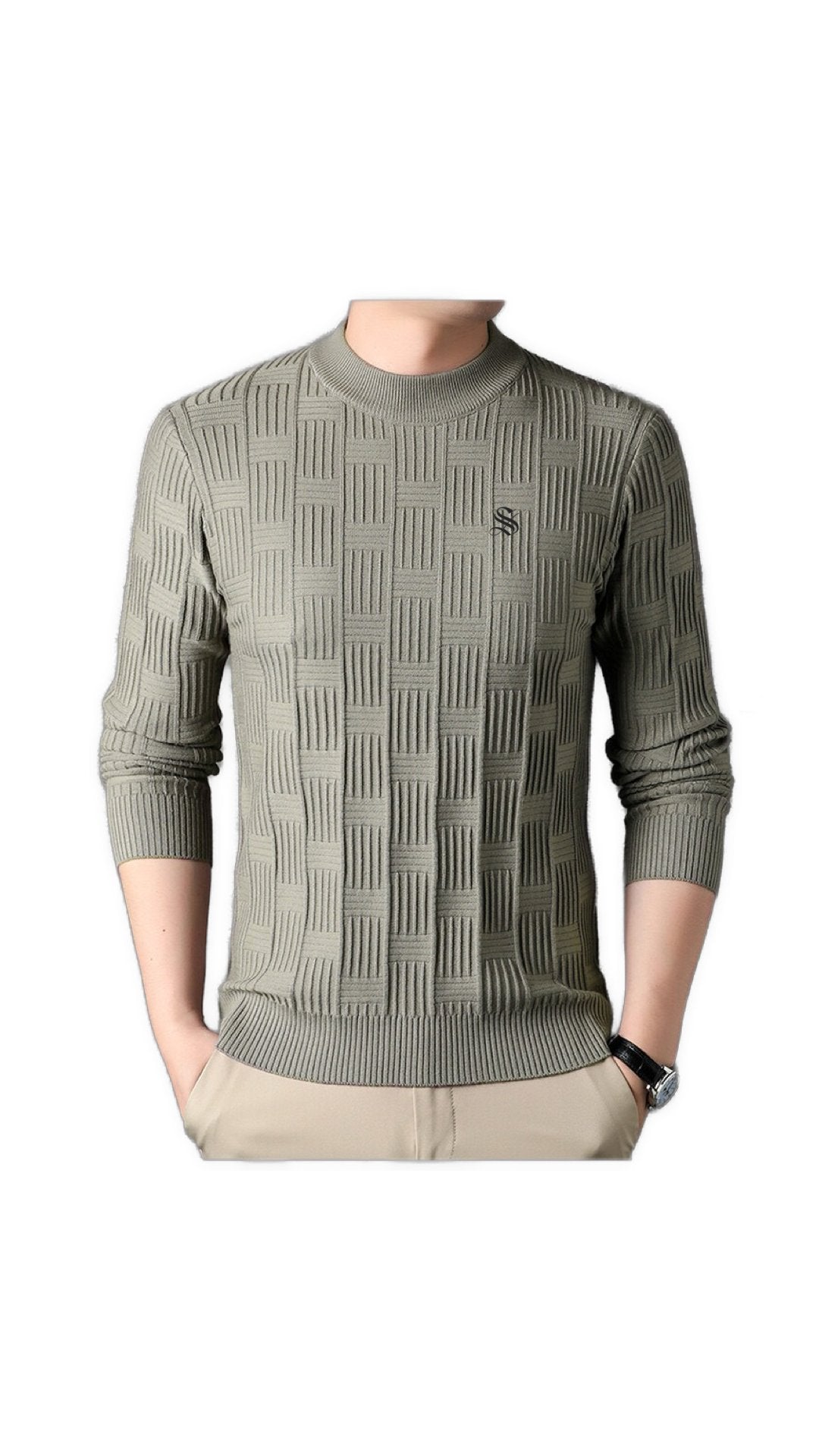 Kvn 32 - Sweater for Men - Sarman Fashion - Wholesale Clothing Fashion Brand for Men from Canada