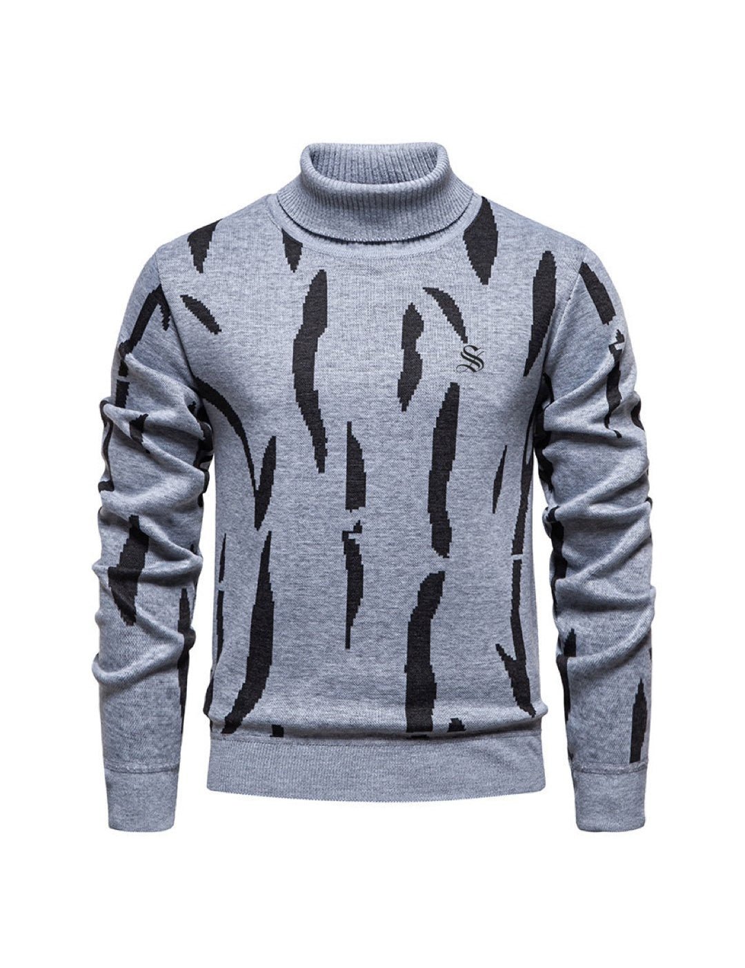 Kvn 7 - High Neck Sweater for Men - Sarman Fashion - Wholesale Clothing Fashion Brand for Men from Canada