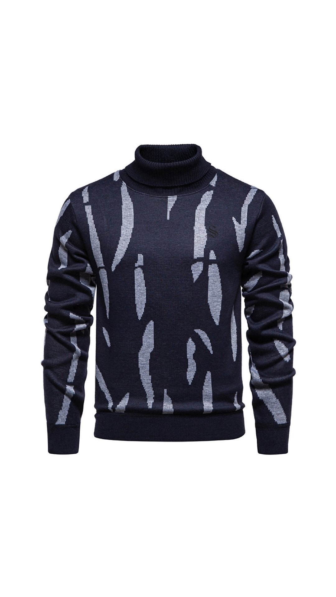 Kvn 7 - High Neck Sweater for Men - Sarman Fashion - Wholesale Clothing Fashion Brand for Men from Canada