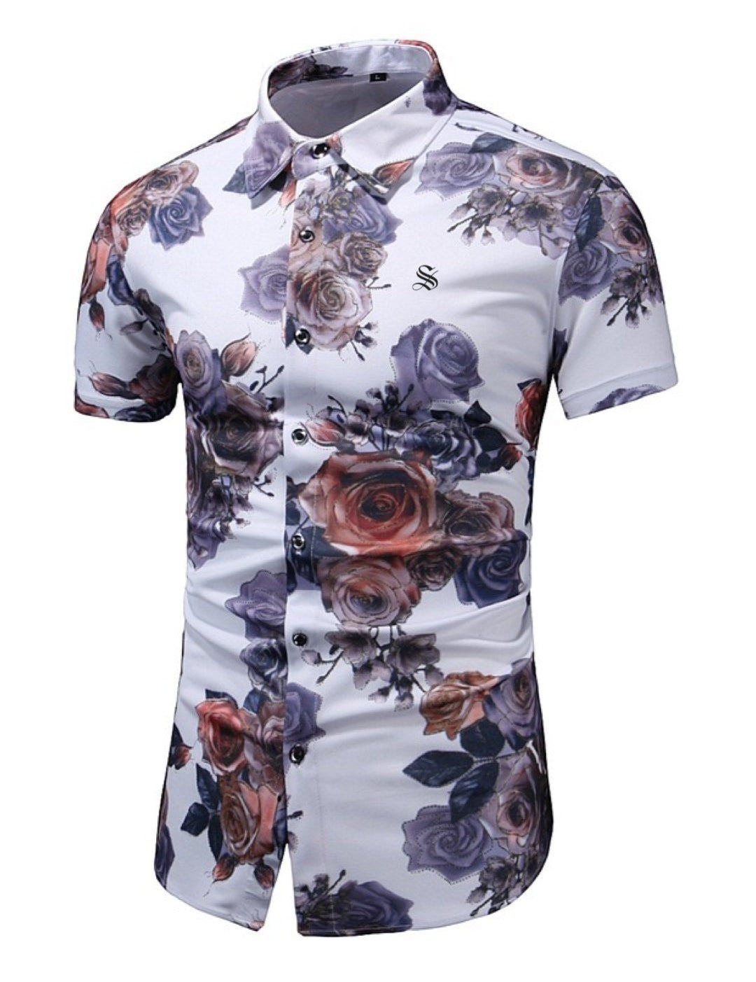 Laila - Short Sleeves Shirt for Men - Sarman Fashion - Wholesale Clothing Fashion Brand for Men from Canada