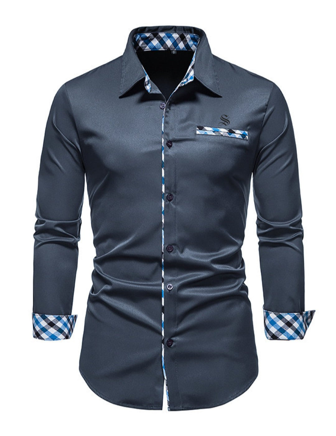 LAlovo - Long Sleeves Shirt for Men - Sarman Fashion - Wholesale Clothing Fashion Brand for Men from Canada