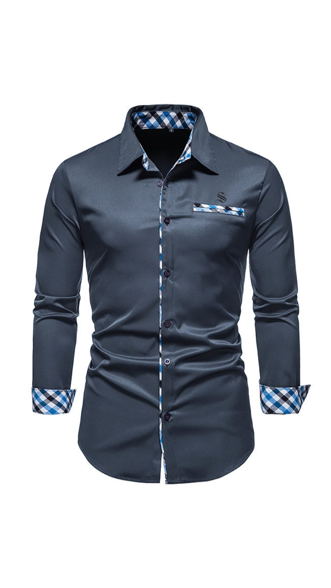 LAlovo - Long Sleeves Shirt for Men - Sarman Fashion - Wholesale Clothing Fashion Brand for Men from Canada