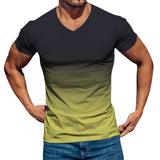 Lambad 2 - V - Neck T - Shirt for Men - Sarman Fashion - Wholesale Clothing Fashion Brand for Men from Canada