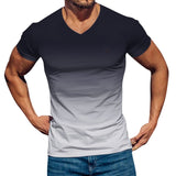 Lambad 2 - V - Neck T - Shirt for Men - Sarman Fashion - Wholesale Clothing Fashion Brand for Men from Canada