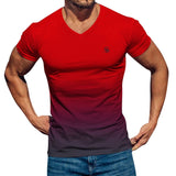 Lambad 2 - V - Neck T - Shirt for Men - Sarman Fashion - Wholesale Clothing Fashion Brand for Men from Canada