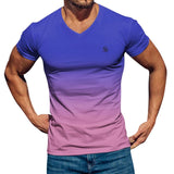 Lambad 2 - V - Neck T - Shirt for Men - Sarman Fashion - Wholesale Clothing Fashion Brand for Men from Canada