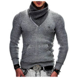 Lavba - High Neck Sweater for Men - Sarman Fashion - Wholesale Clothing Fashion Brand for Men from Canada