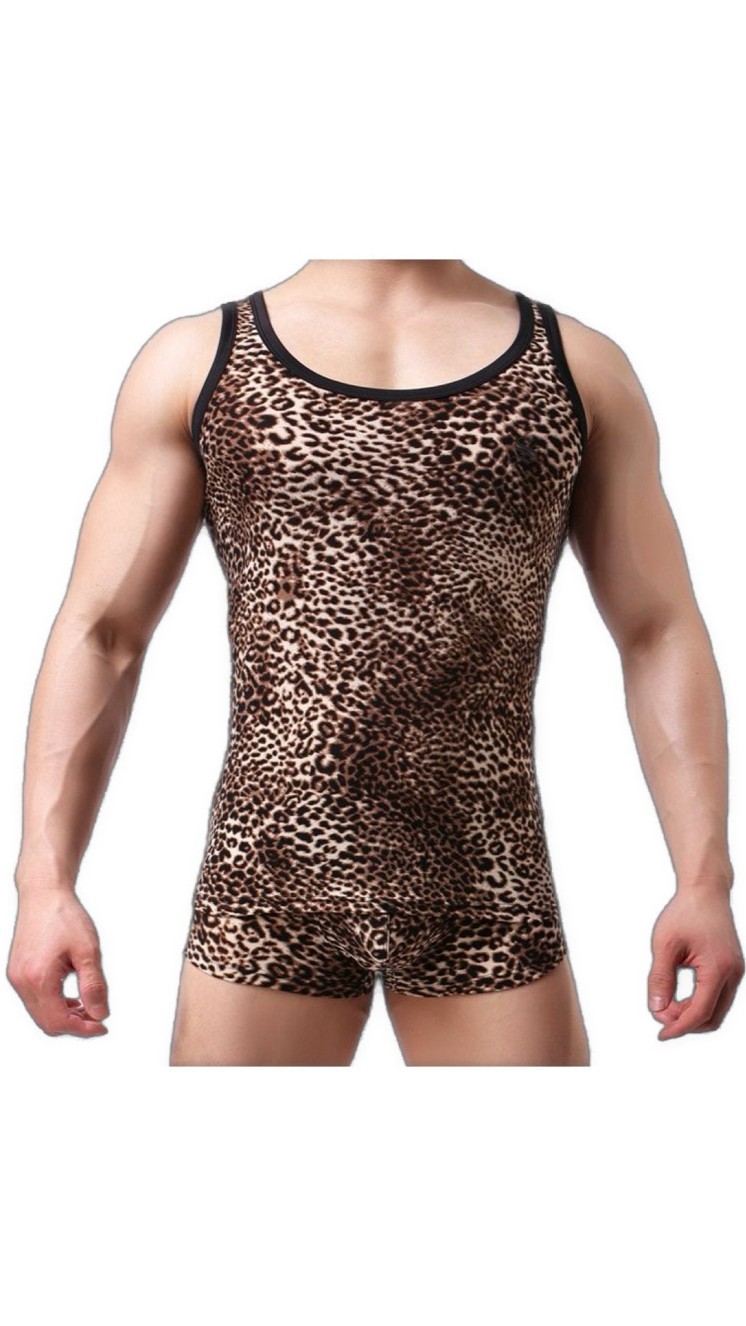 Leopa - Tank Top for Men - Sarman Fashion - Wholesale Clothing Fashion Brand for Men from Canada