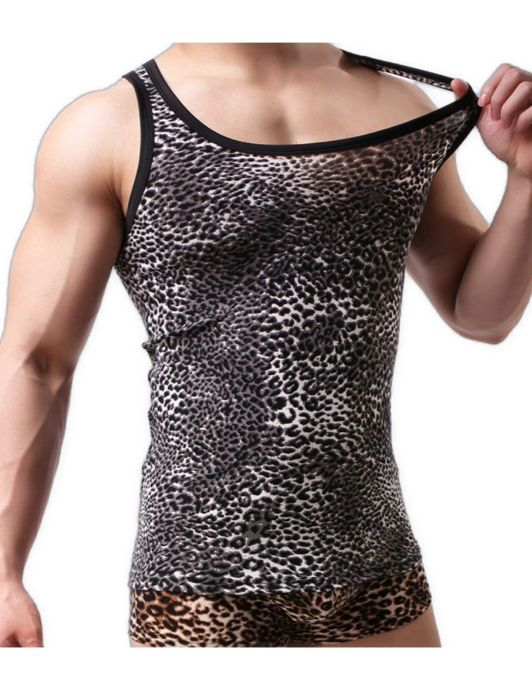 Leopa - Tank Top for Men - Sarman Fashion - Wholesale Clothing Fashion Brand for Men from Canada