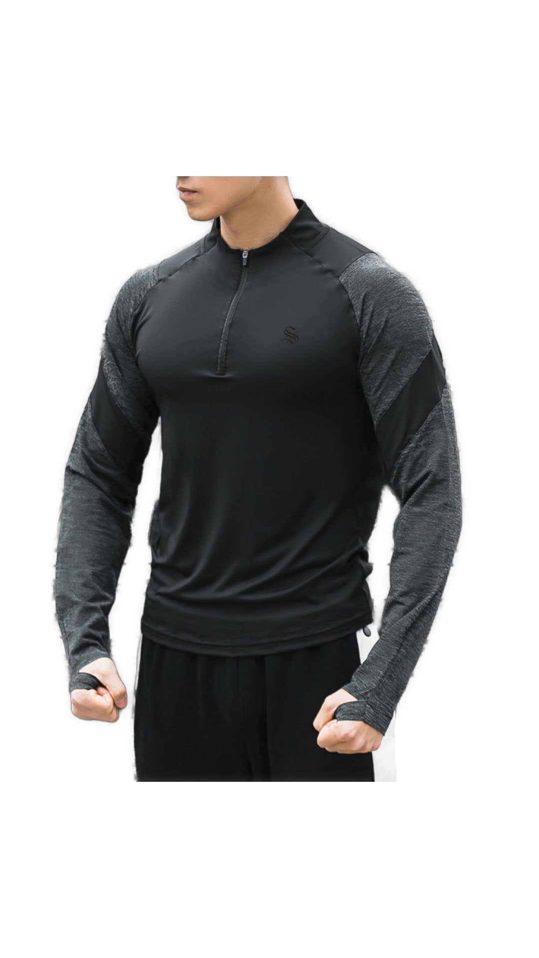 LiLU 2 - Long Sleeves Track Top for Men - Sarman Fashion - Wholesale Clothing Fashion Brand for Men from Canada