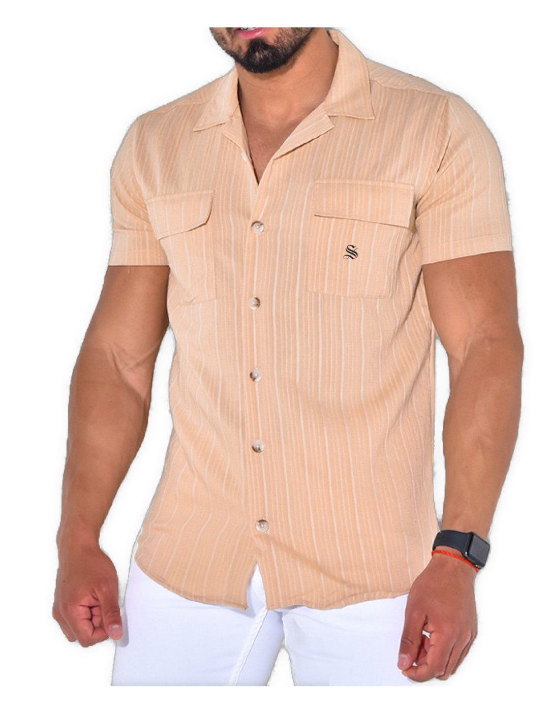 Limbizo - Short Sleeves Shirt for Men - Sarman Fashion - Wholesale Clothing Fashion Brand for Men from Canada