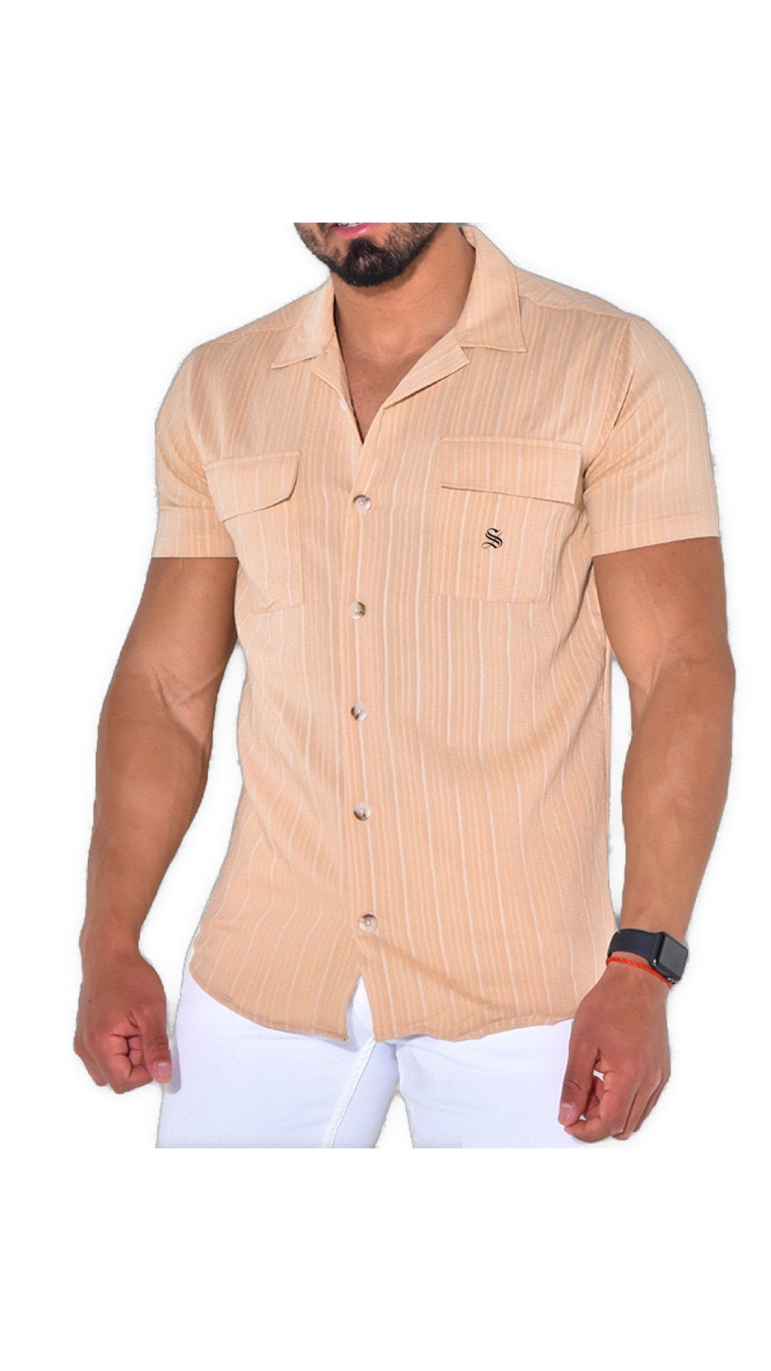 Limbizo - Short Sleeves Shirt for Men - Sarman Fashion - Wholesale Clothing Fashion Brand for Men from Canada