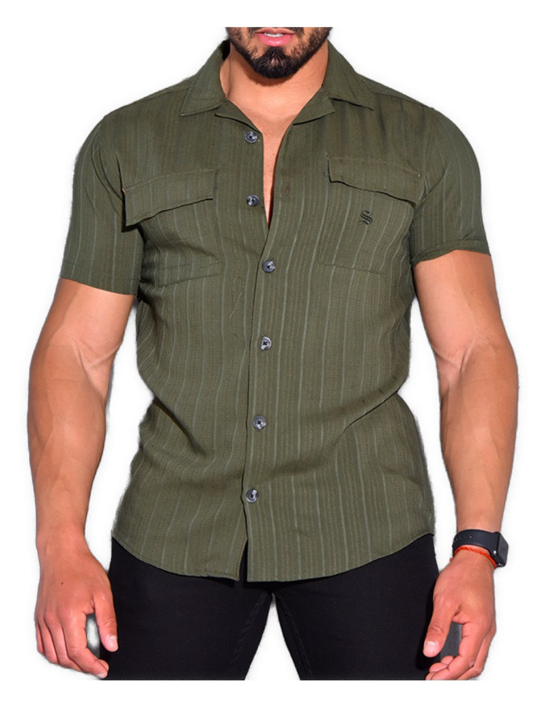 Limbizo - Short Sleeves Shirt for Men - Sarman Fashion - Wholesale Clothing Fashion Brand for Men from Canada