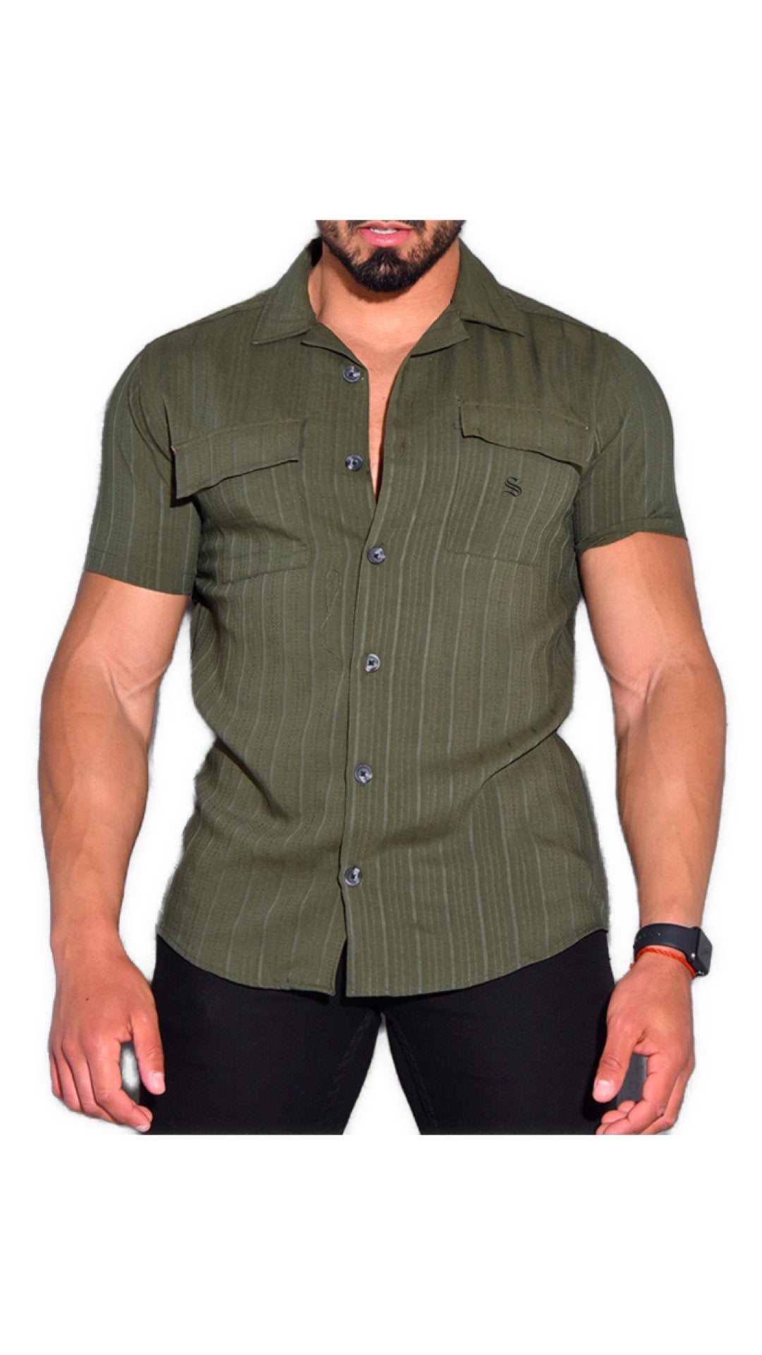 Limbizo - Short Sleeves Shirt for Men - Sarman Fashion - Wholesale Clothing Fashion Brand for Men from Canada