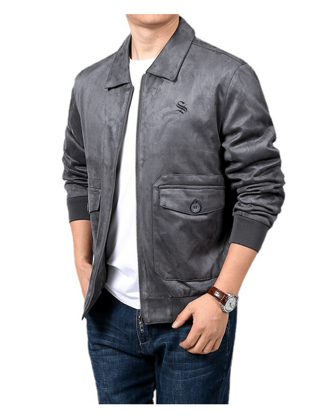 Limbo 3 - Long Sleeve Jacket for Men - Sarman Fashion - Wholesale Clothing Fashion Brand for Men from Canada