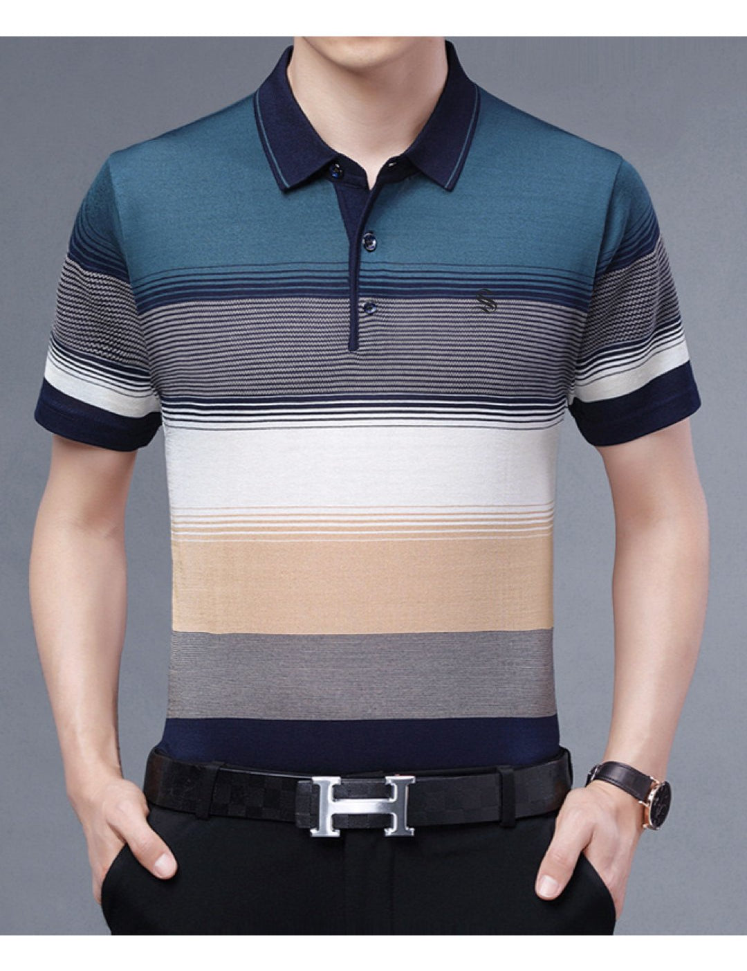 LKIK - Polo Shirt for Men - Sarman Fashion - Wholesale Clothing Fashion Brand for Men from Canada