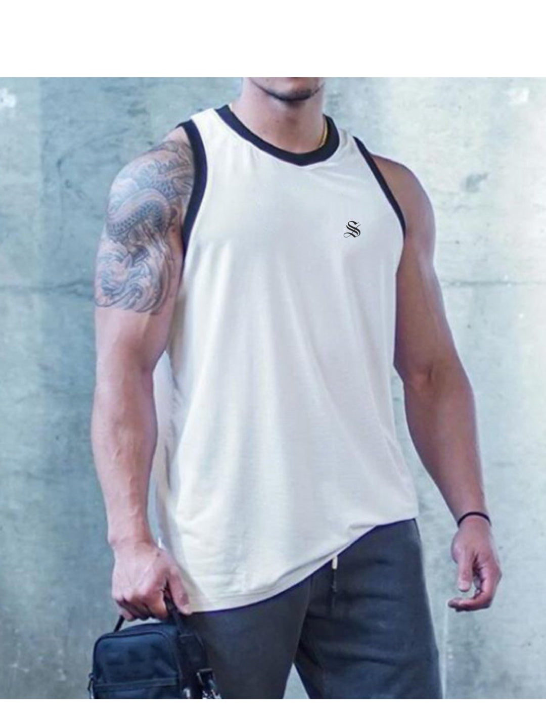 Lohi - Tank Top for Men - Sarman Fashion - Wholesale Clothing Fashion Brand for Men from Canada