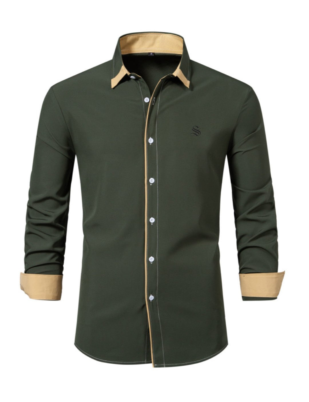 Lovo - Long Sleeves Shirt for Men - Sarman Fashion - Wholesale Clothing Fashion Brand for Men from Canada