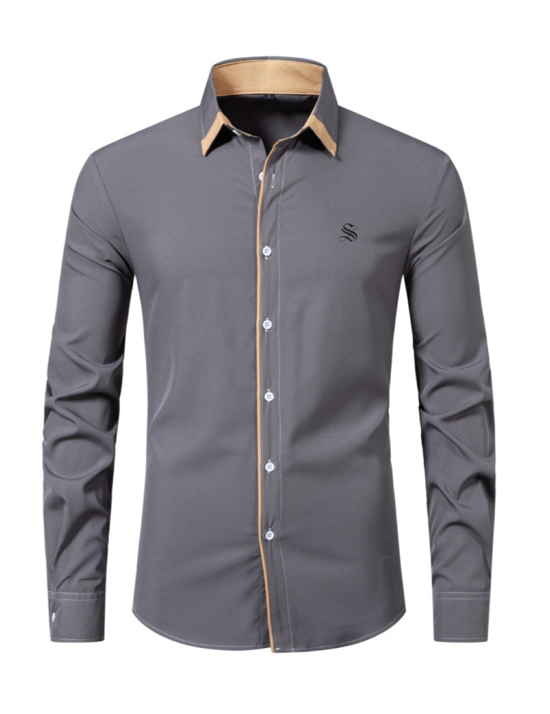 Lovo - Long Sleeves Shirt for Men - Sarman Fashion - Wholesale Clothing Fashion Brand for Men from Canada