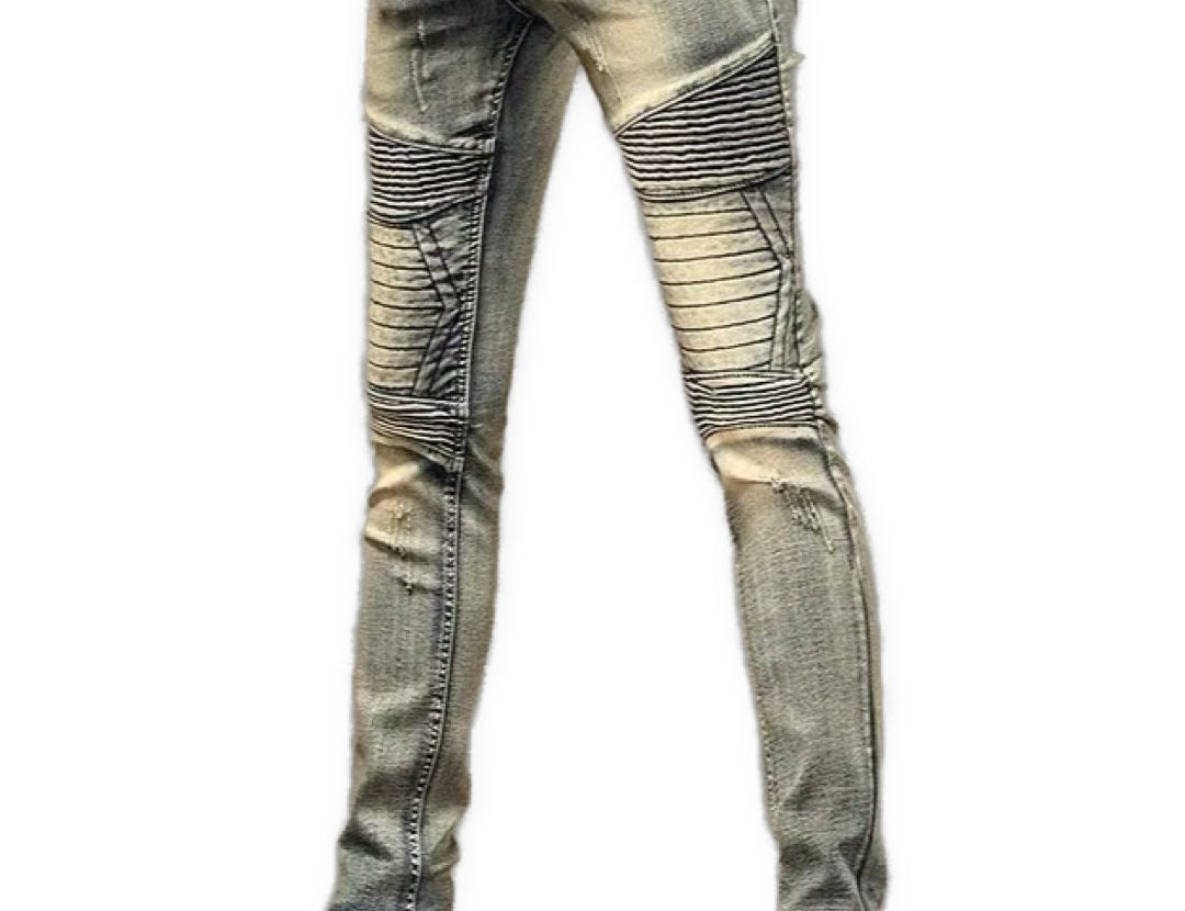 Lovuba 2 - Skinny Legs Denim Jeans for Men - Sarman Fashion - Wholesale Clothing Fashion Brand for Men from Canada