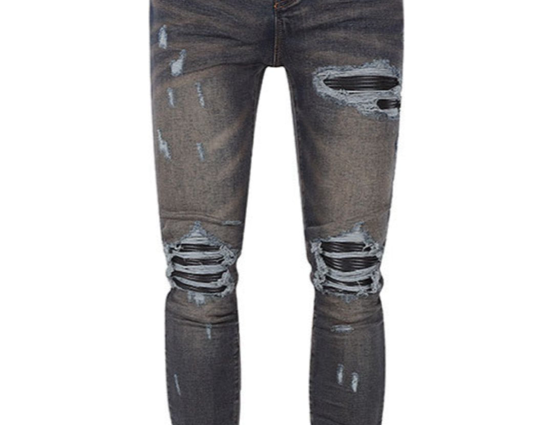 Lovuba 3 - Skinny Legs Denim Jeans for Men - Sarman Fashion - Wholesale Clothing Fashion Brand for Men from Canada