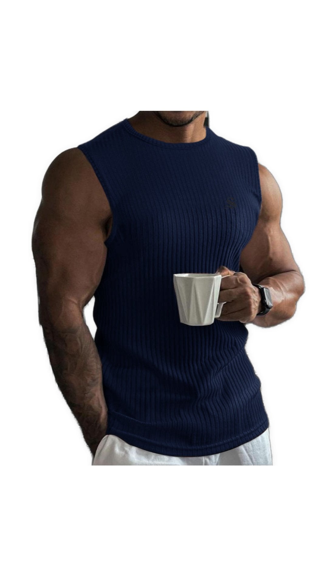 LTP 77 - Tank Top for Men - Sarman Fashion - Wholesale Clothing Fashion Brand for Men from Canada