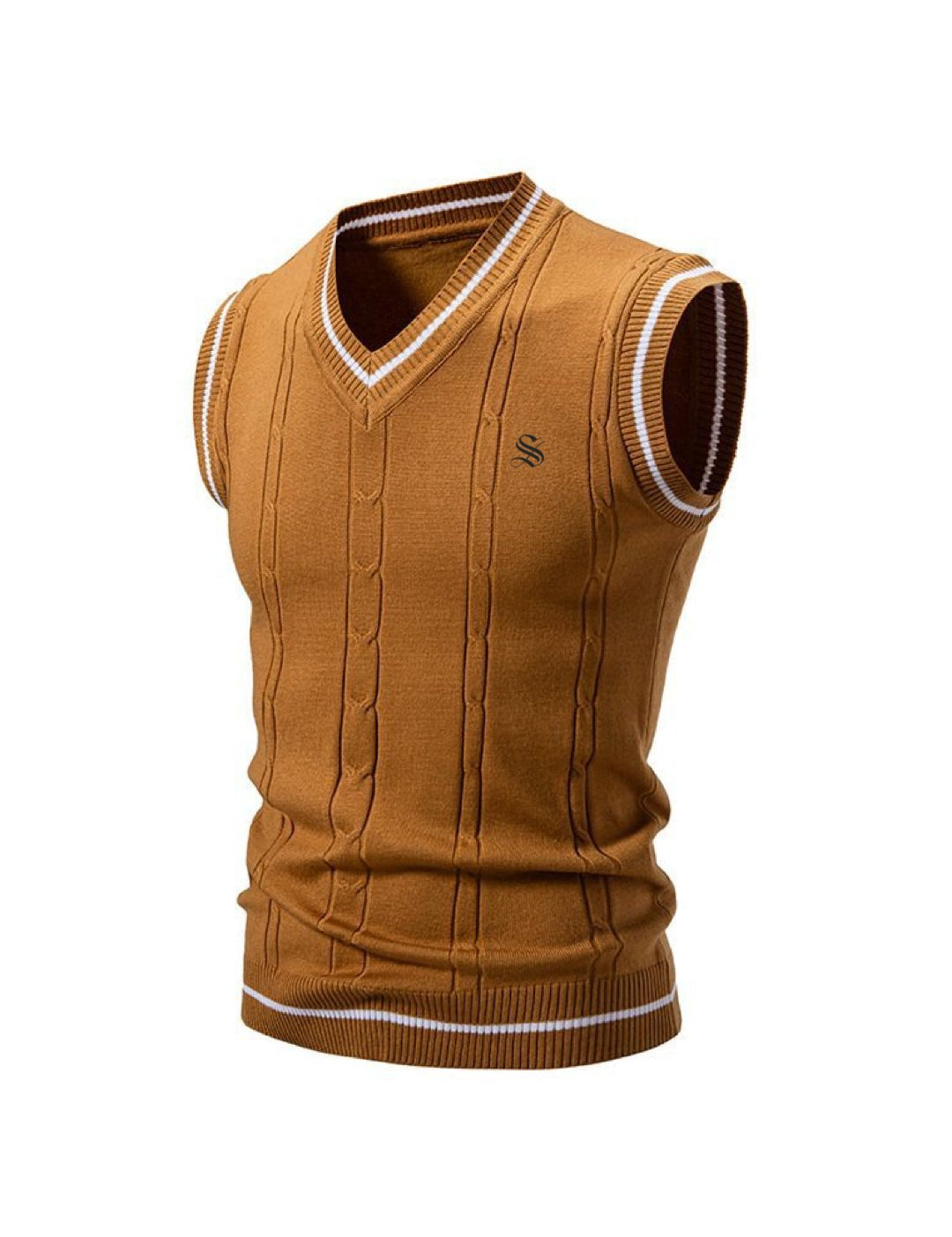 Mazal - Sleeveless Sweater for Men - Sarman Fashion - Wholesale Clothing Fashion Brand for Men from Canada