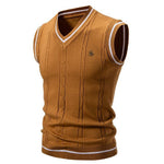 Mazal - Sleeveless Sweater for Men - Sarman Fashion - Wholesale Clothing Fashion Brand for Men from Canada