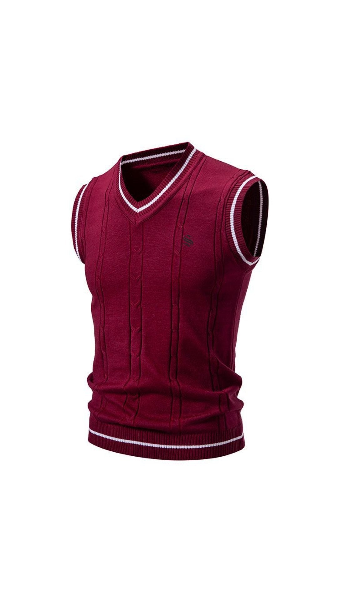 Mazal - Sleeveless Sweater for Men - Sarman Fashion - Wholesale Clothing Fashion Brand for Men from Canada