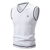 Mazal - Sleeveless Sweater for Men - Sarman Fashion - Wholesale Clothing Fashion Brand for Men from Canada