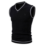 Mazal - Sleeveless Sweater for Men - Sarman Fashion - Wholesale Clothing Fashion Brand for Men from Canada