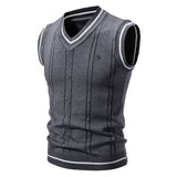 Mazal - Sleeveless Sweater for Men - Sarman Fashion - Wholesale Clothing Fashion Brand for Men from Canada