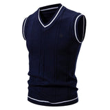 Mazal - Sleeveless Sweater for Men - Sarman Fashion - Wholesale Clothing Fashion Brand for Men from Canada