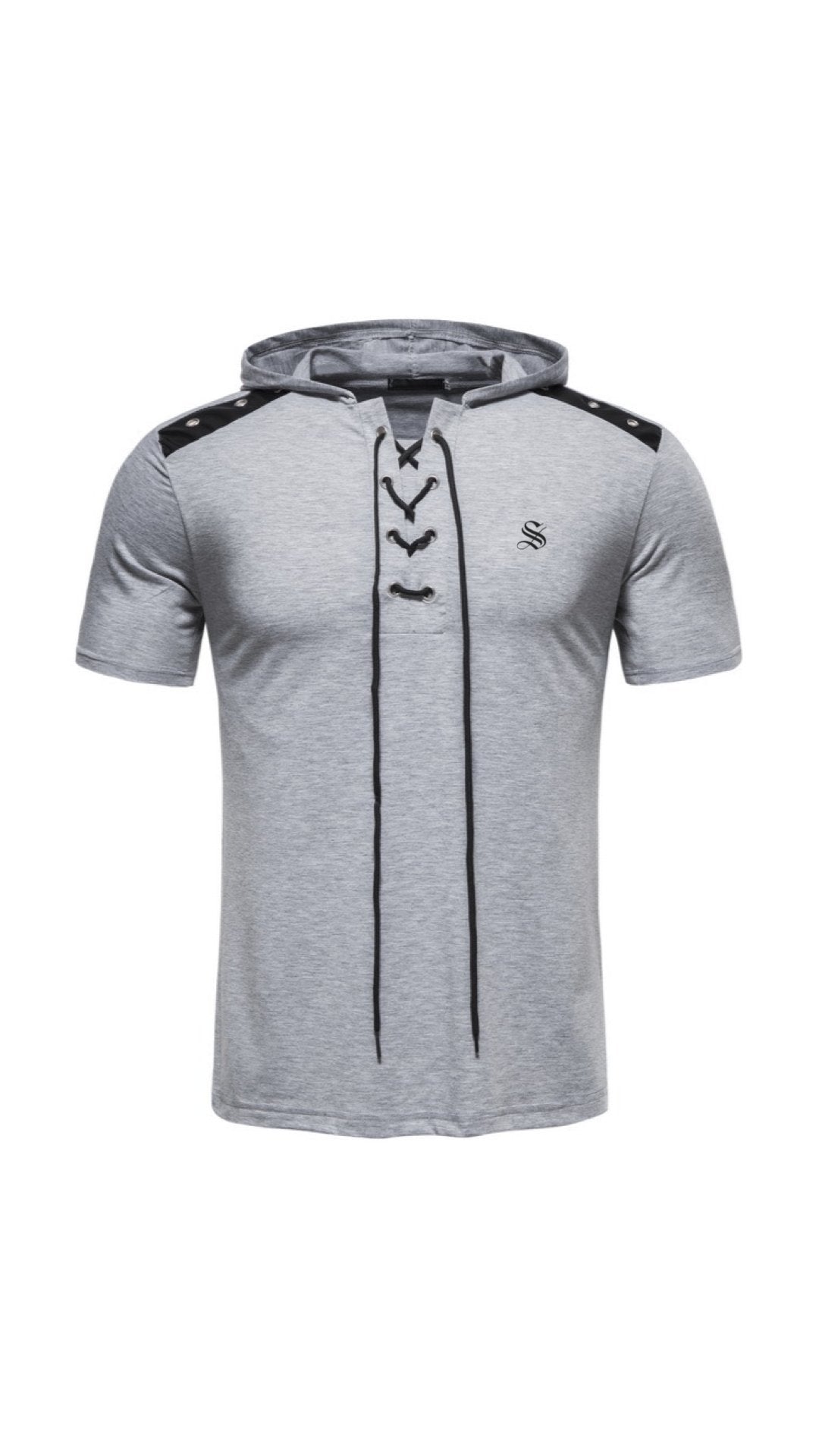 Mentol 2 - Hood T-shirt for Men - Sarman Fashion - Wholesale Clothing Fashion Brand for Men from Canada