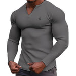 Mirka - V-Neck T-Shirt for Men - Sarman Fashion - Wholesale Clothing Fashion Brand for Men from Canada