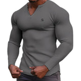 Mirka - V-Neck T-Shirt for Men - Sarman Fashion - Wholesale Clothing Fashion Brand for Men from Canada