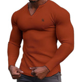 Mirka - V-Neck T-Shirt for Men - Sarman Fashion - Wholesale Clothing Fashion Brand for Men from Canada