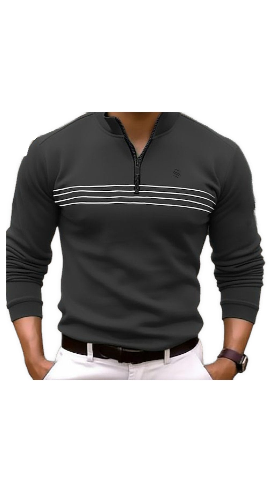 Monikaun 7 - Long Sleeves sweater for Men - Sarman Fashion - Wholesale Clothing Fashion Brand for Men from Canada