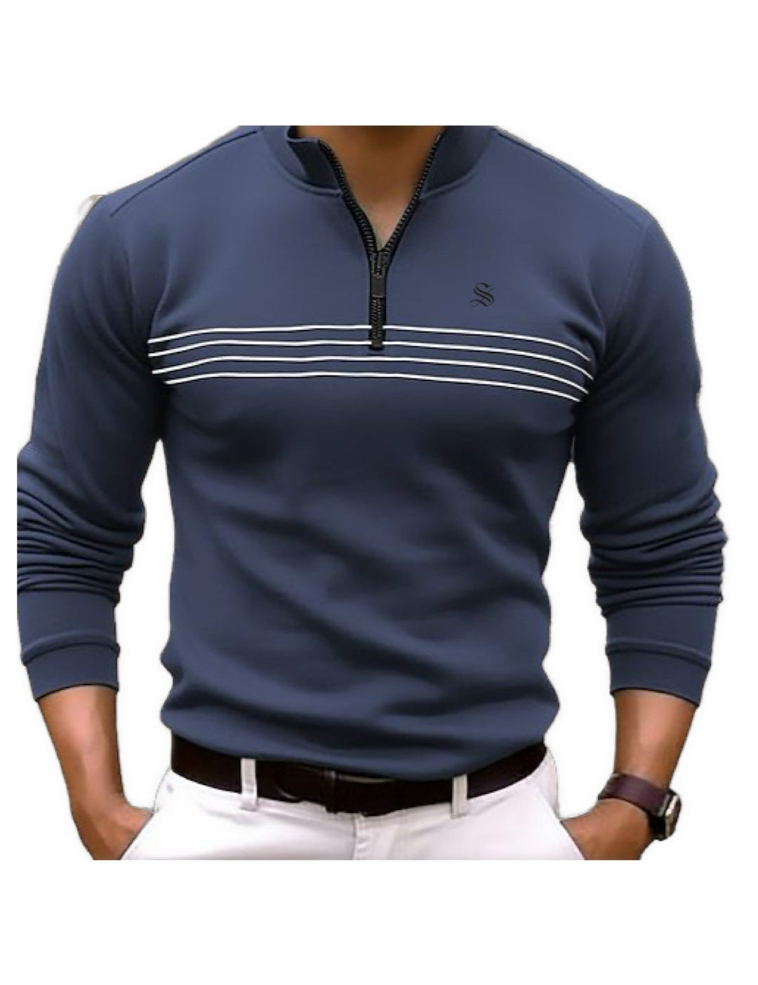 Monikaun 7 - Long Sleeves sweater for Men - Sarman Fashion - Wholesale Clothing Fashion Brand for Men from Canada