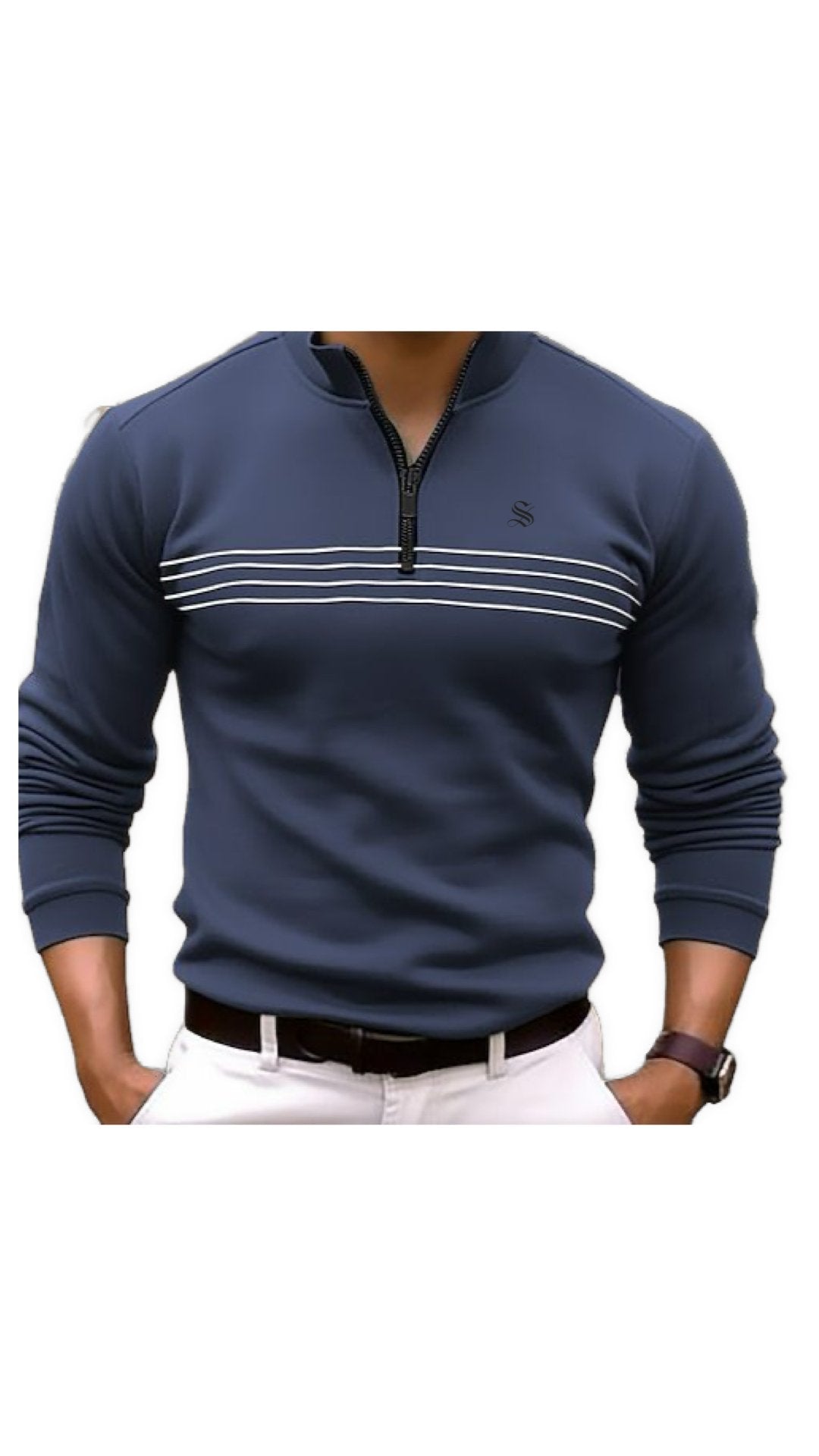 Monikaun 7 - Long Sleeves sweater for Men - Sarman Fashion - Wholesale Clothing Fashion Brand for Men from Canada